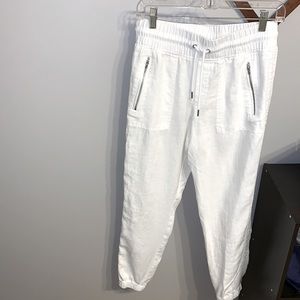 Athlete jogger canvas pants